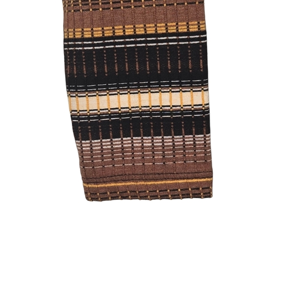 Maeve Anthropologie Boho Retro Striped Wrap Midi Dress Size XS - Picture 3 of 10